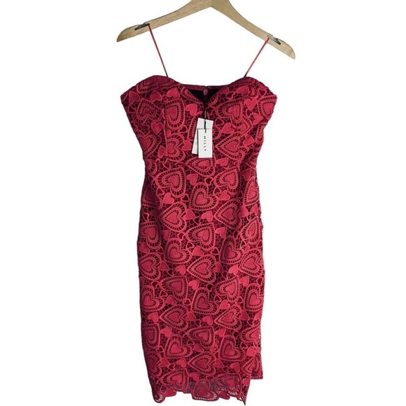 Milly Luisa Sweetheart Lace Strapless Sheath Dress Womens Size 4 NWT $525 - Picture 6 of 16